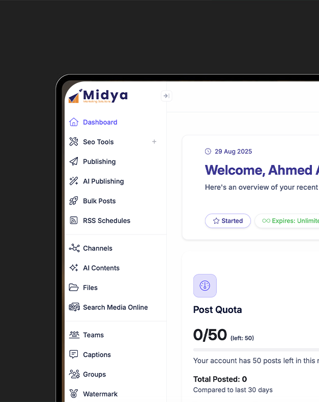 Midya Digital Marketing Platform